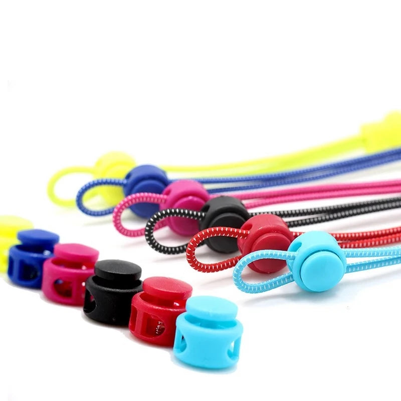 1Pair No Tie Shoe laces Quick Locks Shoelaces Without ties Elastic Laces Sneakers Kids Adult Boot Shoelace for Shoes