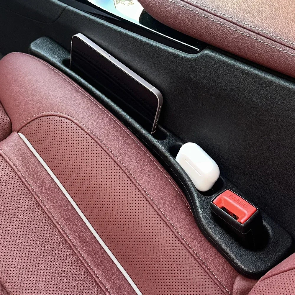 Universal Car Seat Gap Organizer – Filler Strip with Wallet Slot, Stops Items from Falling