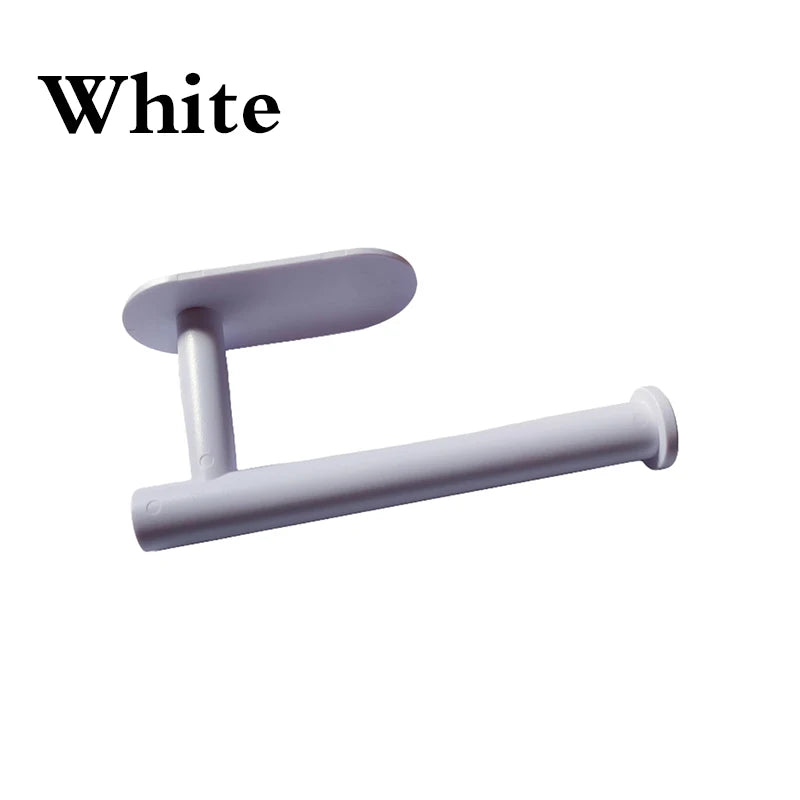Kitchen Paper Towel Holder Adhesive Tissue Hanger Toilet Roll Paper Dispenser Cabinet Storage Napkin Rack Bathroom Accessories