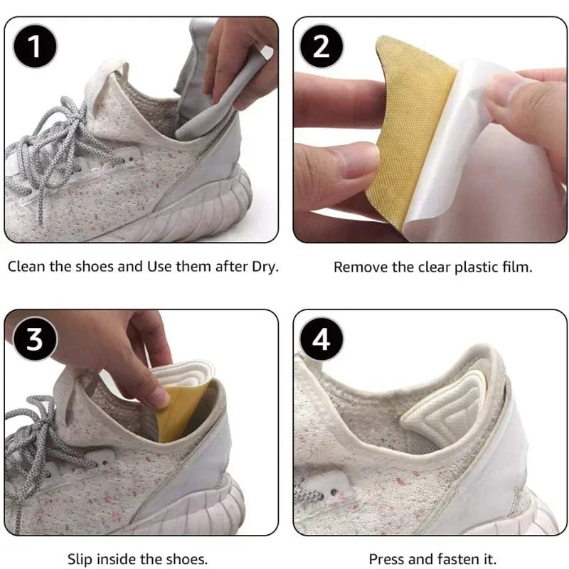Insoles Patch Heel Pads for Sport Shoe Adjustable Size Feet Pad Pain Relief Cushion Insert Insole Heel Protector Sticker 2/10pcs