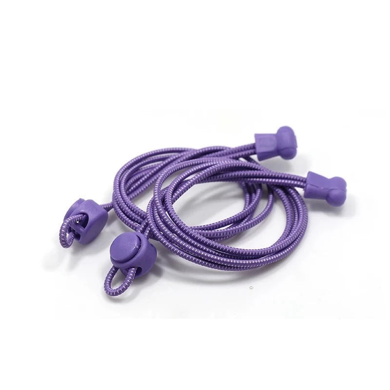 1Pair No Tie Shoe laces Quick Locks Shoelaces Without ties Elastic Laces Sneakers Kids Adult Boot Shoelace for Shoes
