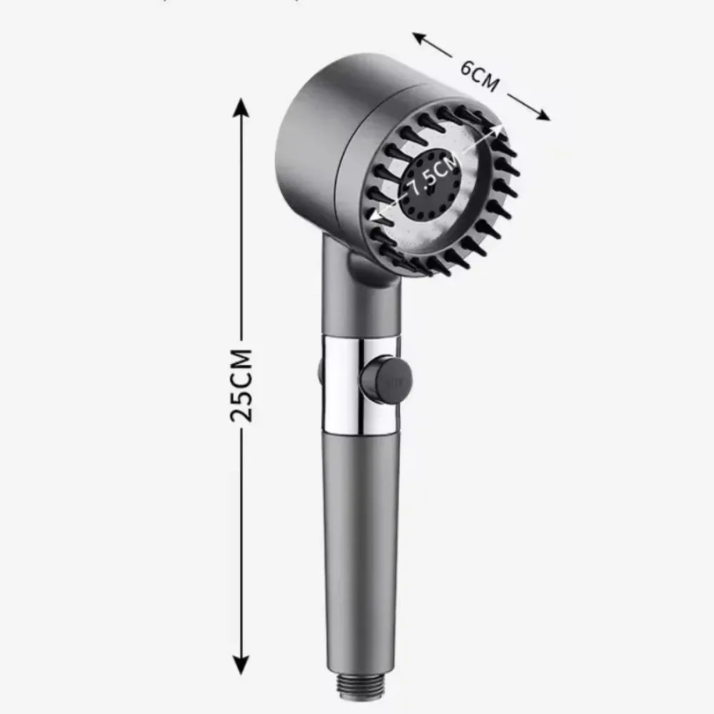 Three Speed Adjustment Bathroom Supplies Head Massage Portable Shower Filter Showers for Bathroom Accessories Showerhead Items